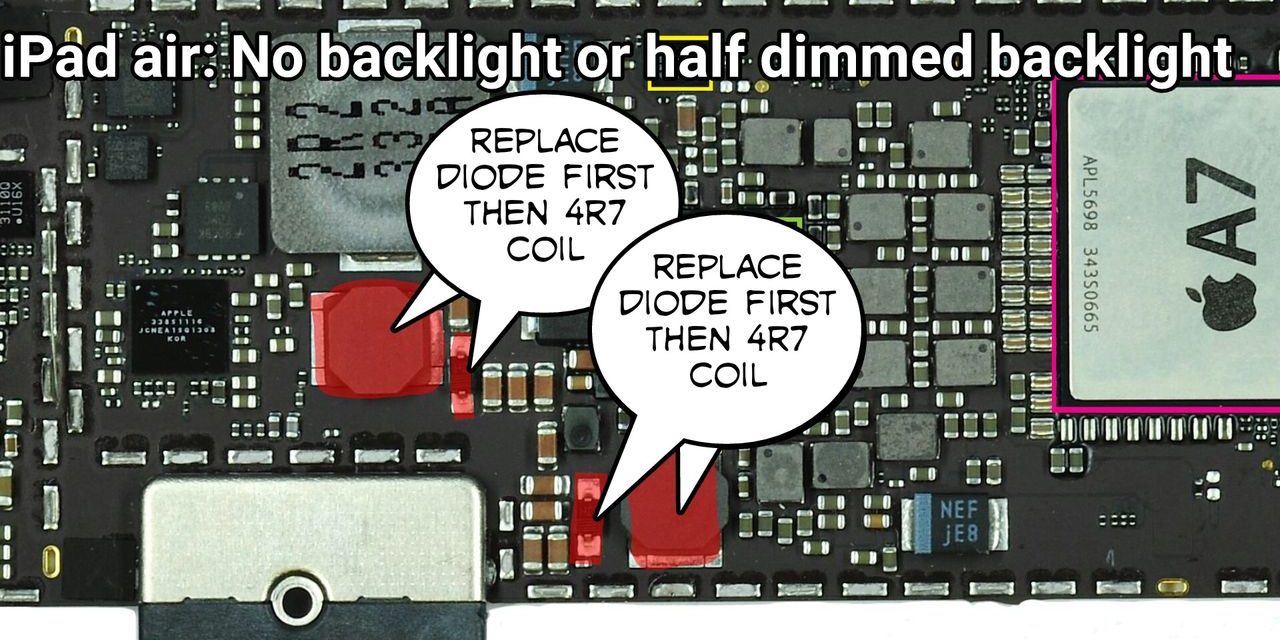 iPad Air Backlight or Half Dimmed Light Repairs Brisbane