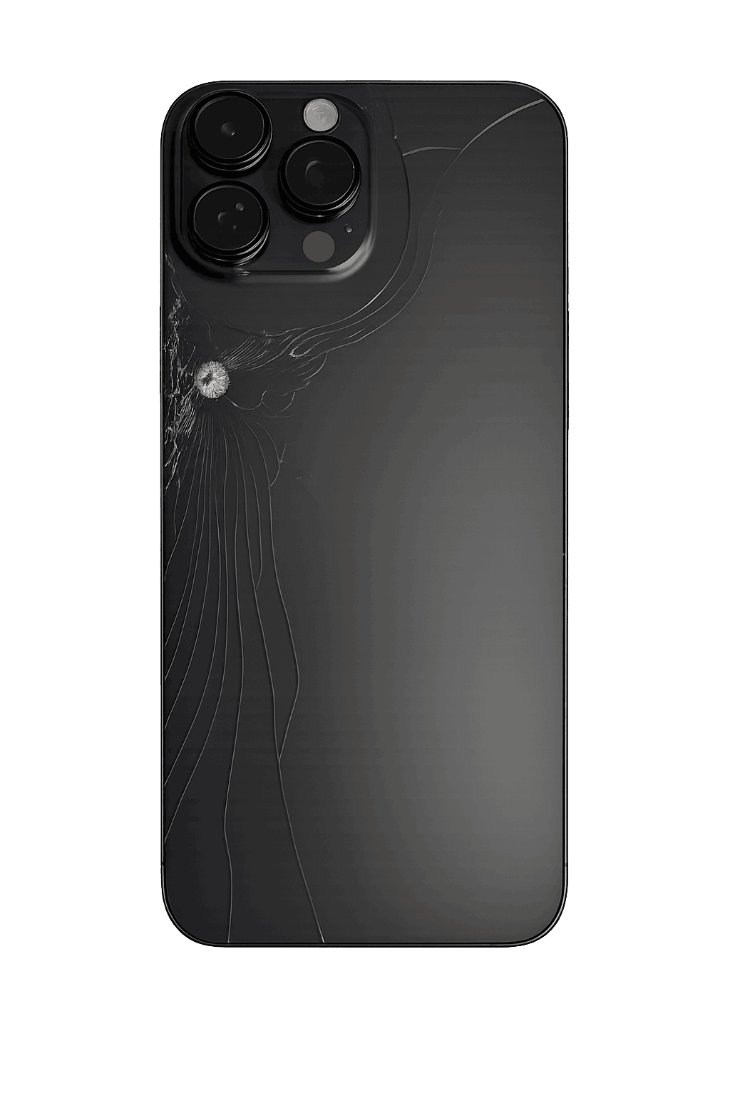 iPhone 16 Pro back glass damage near camera repair