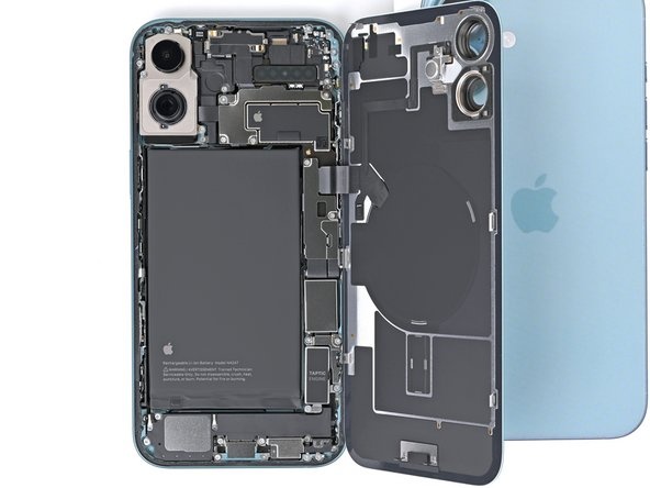 iPhone 16 internal view - repair Brisbane